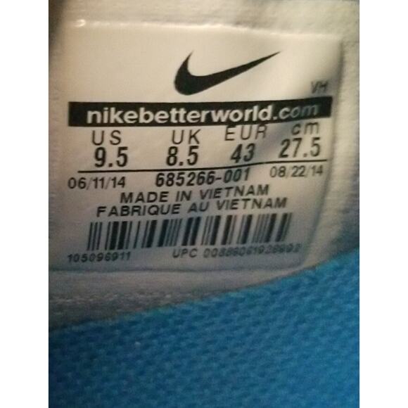 Nike FS Lite Run 2 Women's Running Shoes Gray Blue Sneakers Size 9.5119 - Picture 12 of 16